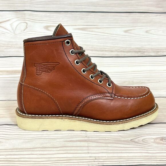 Red Wing Heritage 8875 Irish Setter Mens 4E Moc-Toe Work Boot 6" Oro Russet USA - Picture 3 of 16